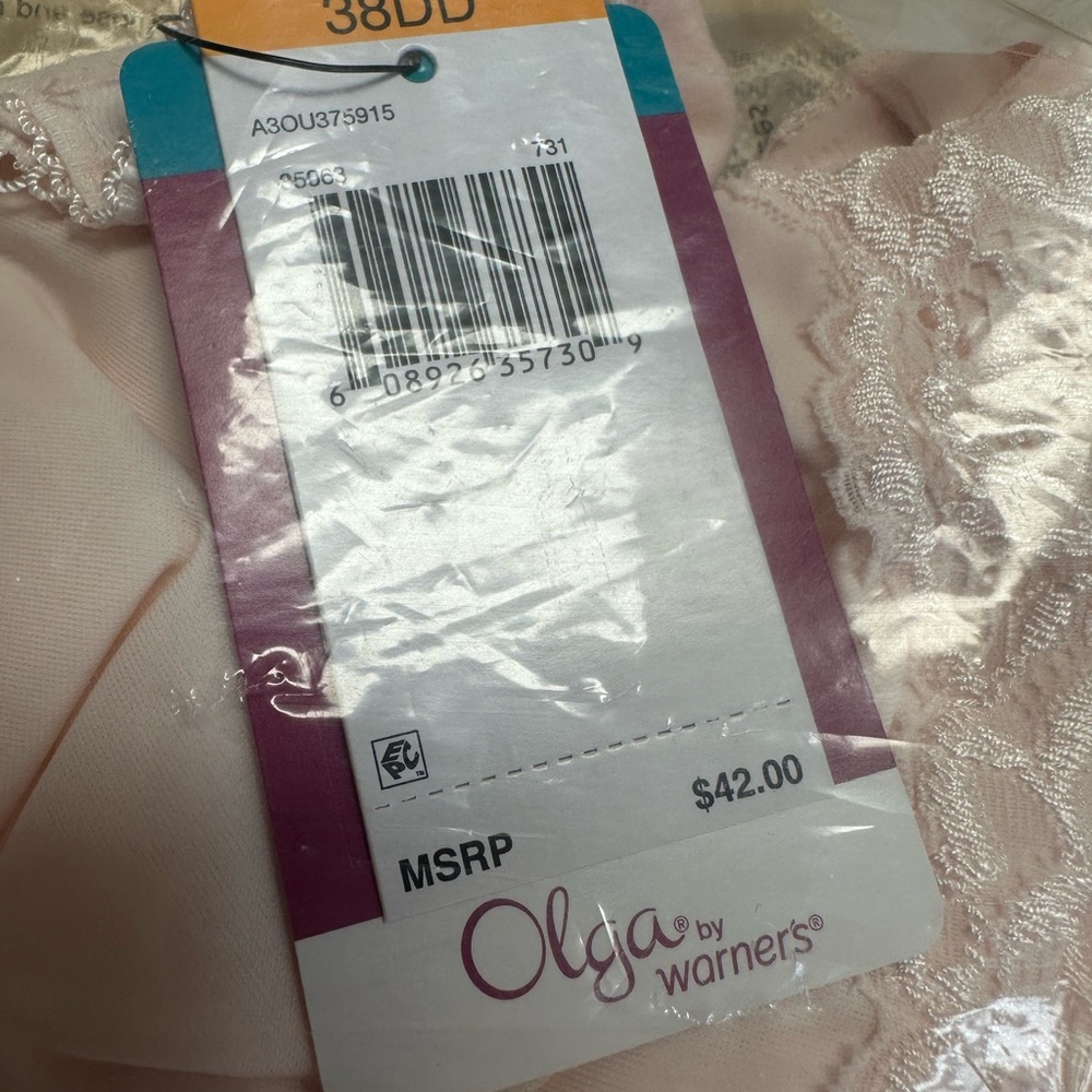 Olga Lace Supreme Lift Bra in Light Pink - Picture 3 of 5